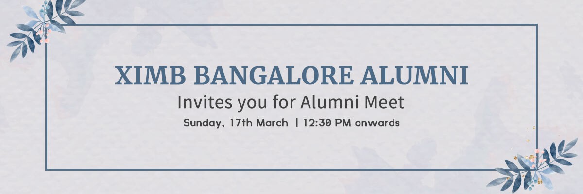 XIMB - Alumni Meet | March 17, 2024